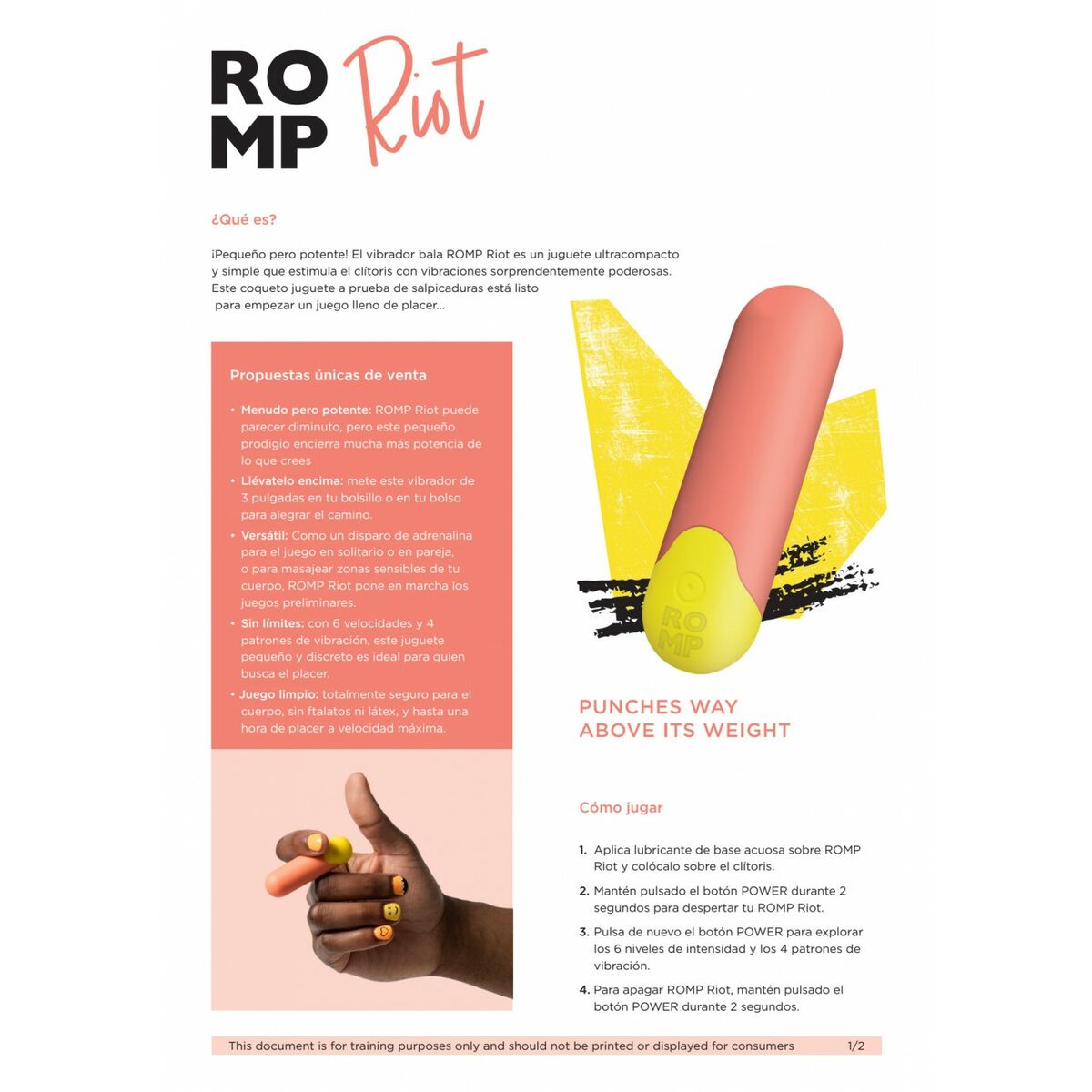 Vibrerende Kugle Romp